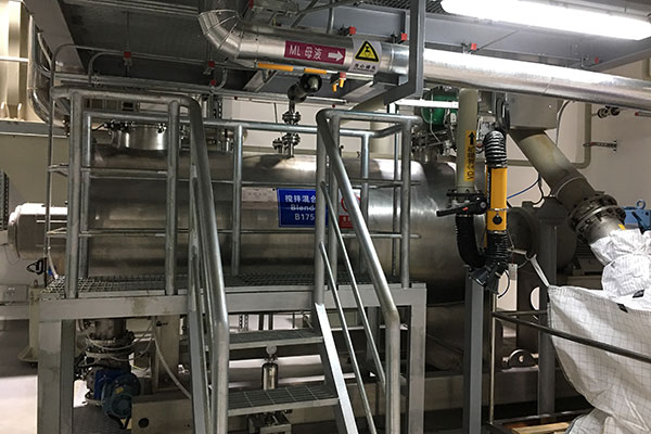 Misturadores horizontais contínuos de fita para a Merck (Nantong)