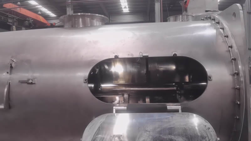 Misturador tipo arado - Operação sem carga