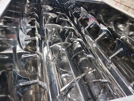 Agitador: misturador de pá e fita