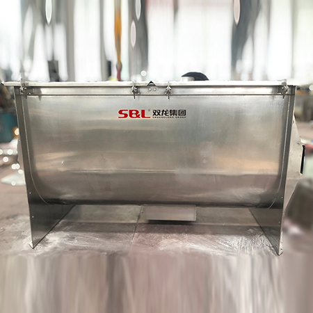 O misturador de fita alcança uma proporção de mistura excepcional de 1:10.000